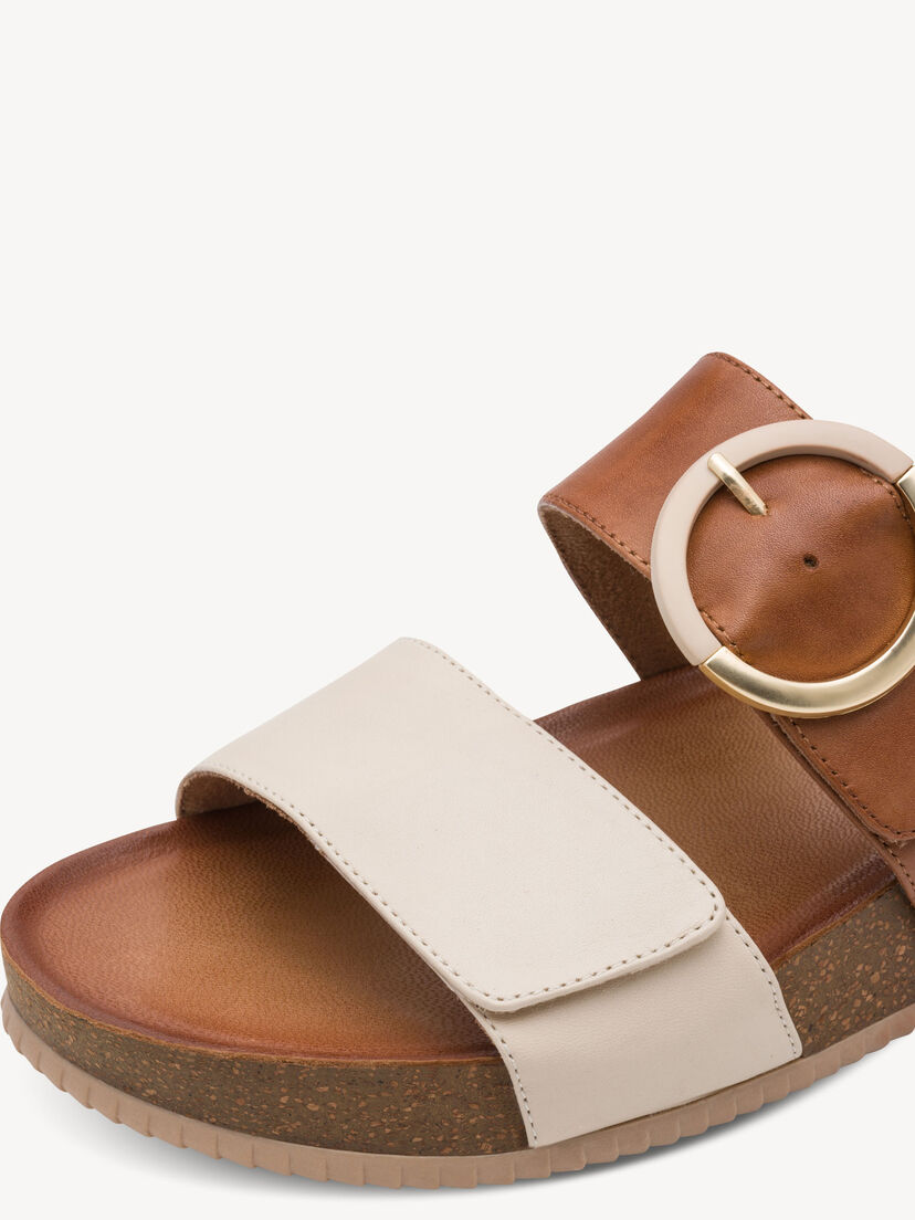 Leren Slipper - beige