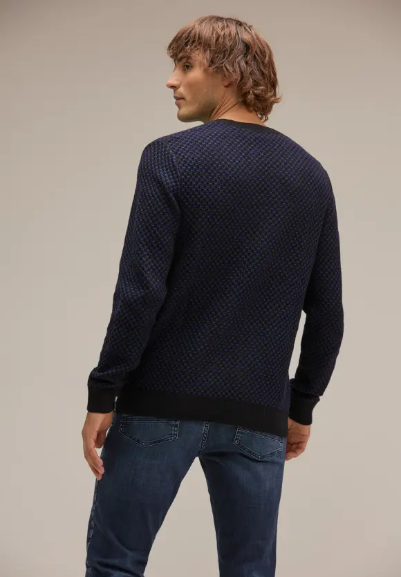 Pullover im Wollmix - Black