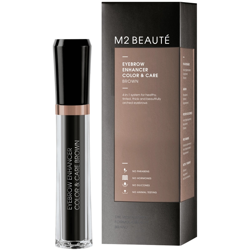 M2 Beauté Eyebrow Enhancer Color & Care 6 ml - Brown