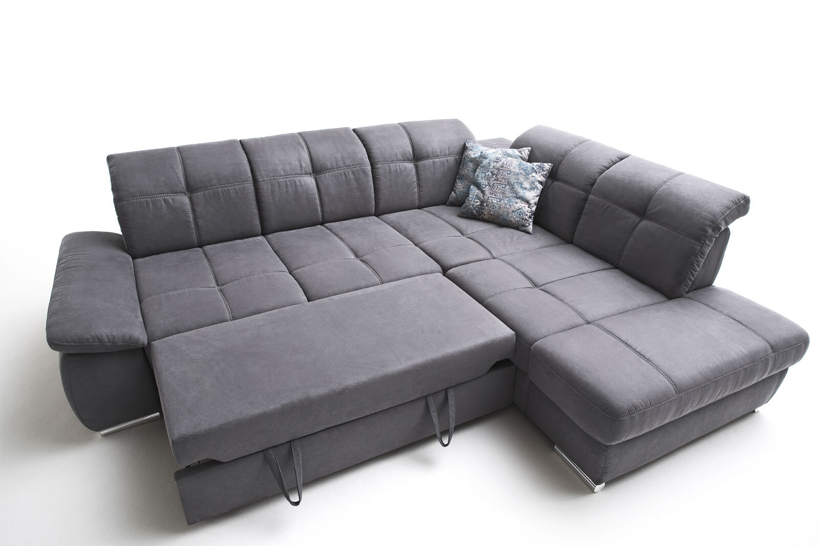Ecksofa Miguel 303 x 249 cm grau