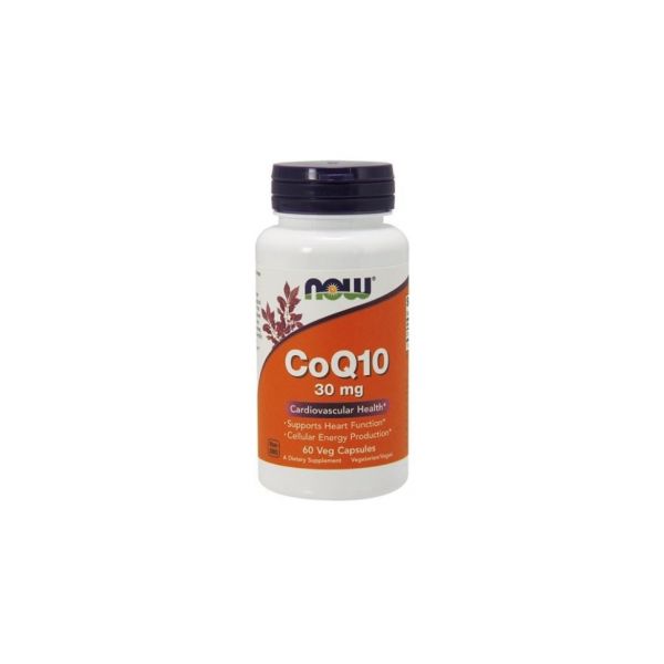 Now CoQ10 30mg 60 Cápsulas