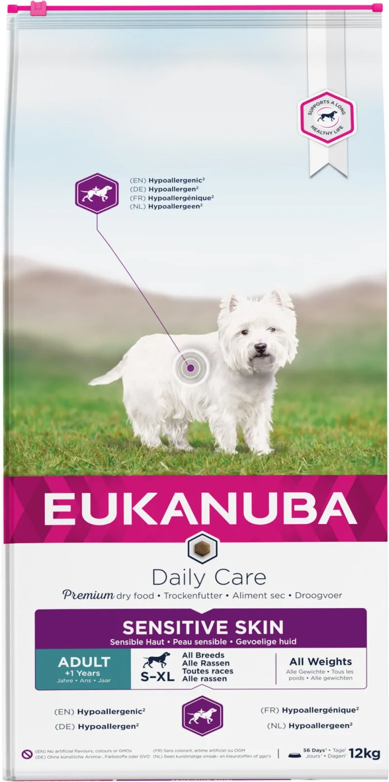 Eukanuba Euk DailyCare Sensitive Skin 12 kg