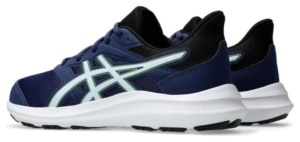 Chaussures Running Asics Jolt 4 GS Bleu/Vert Enfant