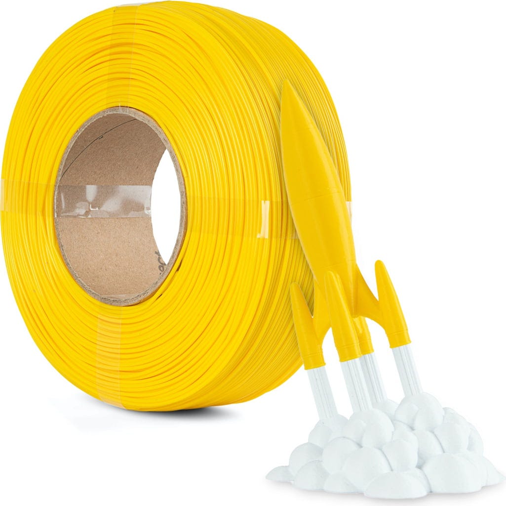 Spectrum  ReFill Premium PLA High Speed True Yellow, 1,75 mm / 1000 g    PLA ohne Spule für den Hochgeschwindigkeitsdruck in True Yellow