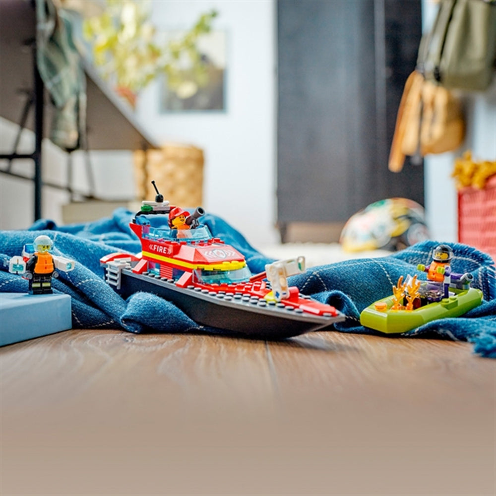 City Brandvæsnets Redningsbåd - LEGO® → Luksusbaby.dk