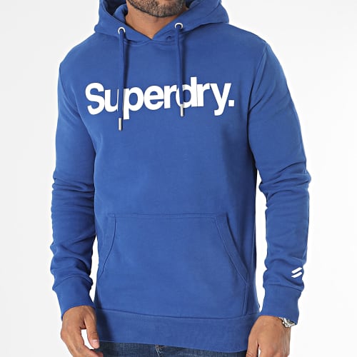 Sweat Capuche Logo Classic Bleu Roi