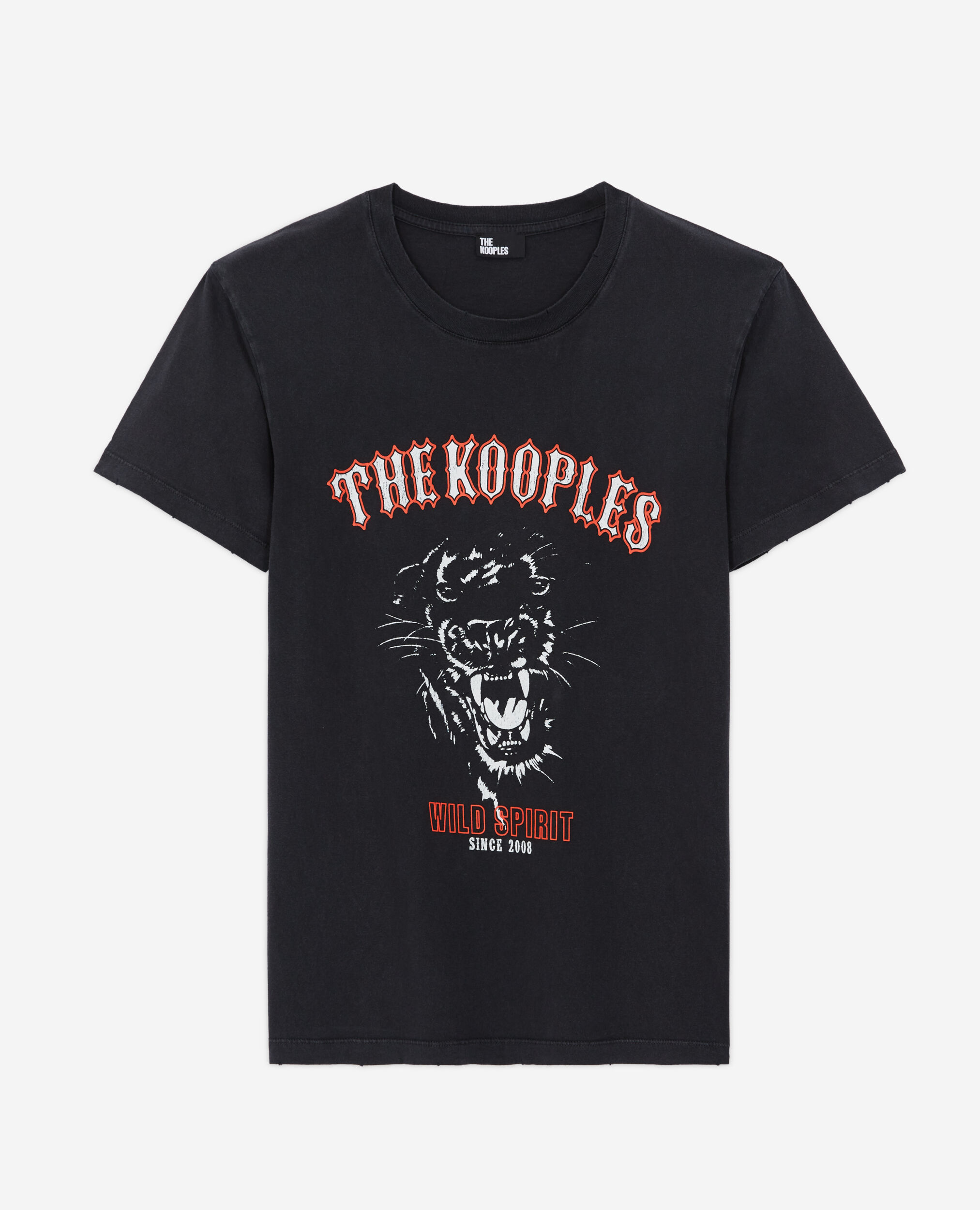 T-shirt sérigraphié noir