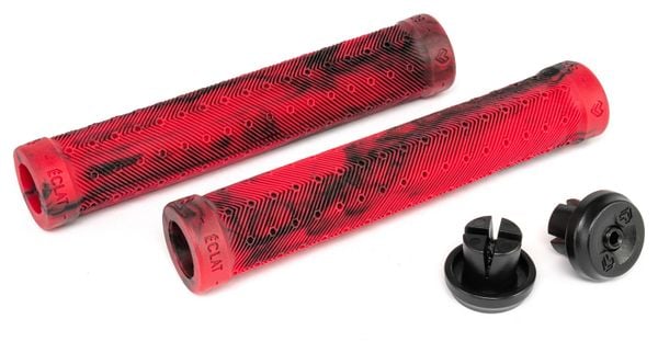 Paire de Grips Eclat Octa Noir/Rouge