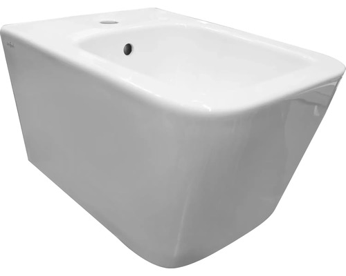 Jungborn THREE wandbidet, glanzend wit, ongecoat
