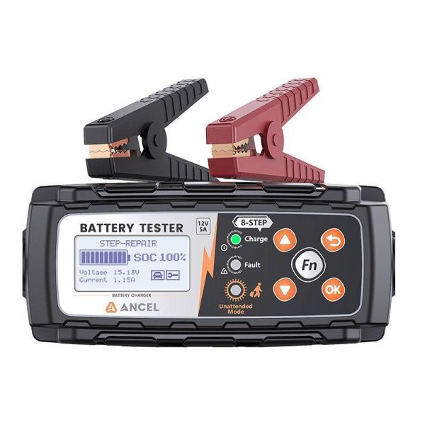 Ancel Tester Baterias   Carregador BT521