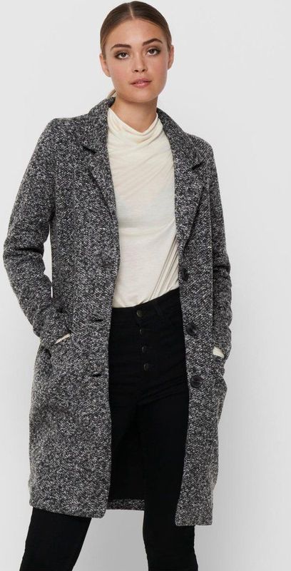 Jacqueline de Yong - Jdybesty Jacket - Halflange Tussenjas - Donkergrijs - Dames