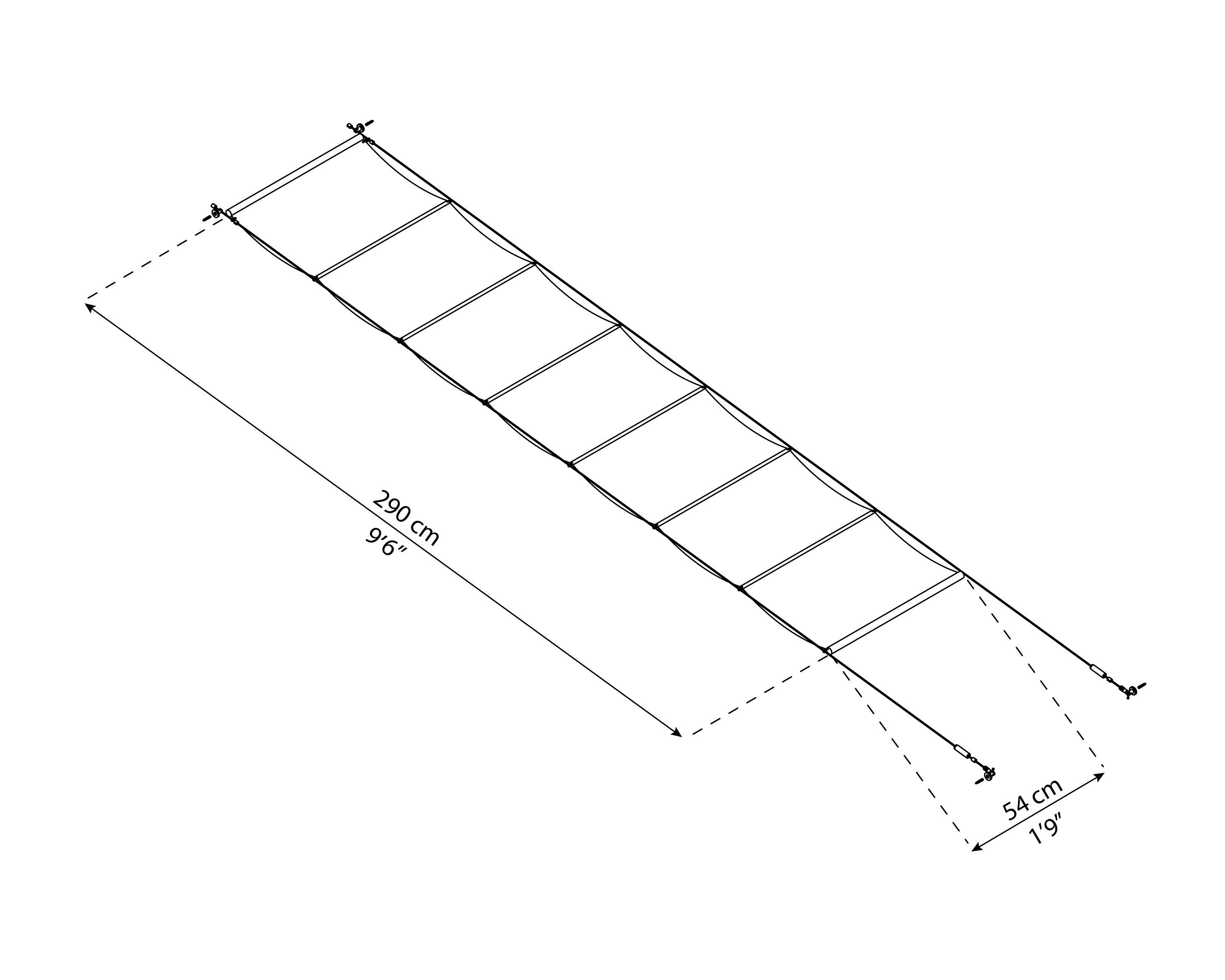 Palram - Canopia | Beschattung, Sonnensegel für 3x3.1 Terrassenüberdachung, weiß