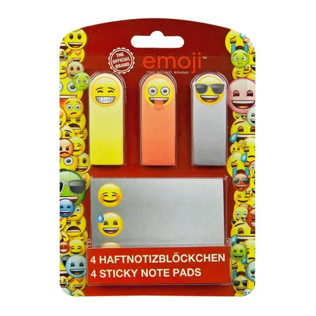Undercover Haftnotizblöcke Emoji, 4 Stück