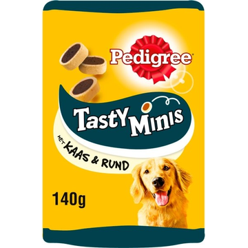 Pedigree Tasty Minis - Kaas & Rund - Hondensnacks - 140 g