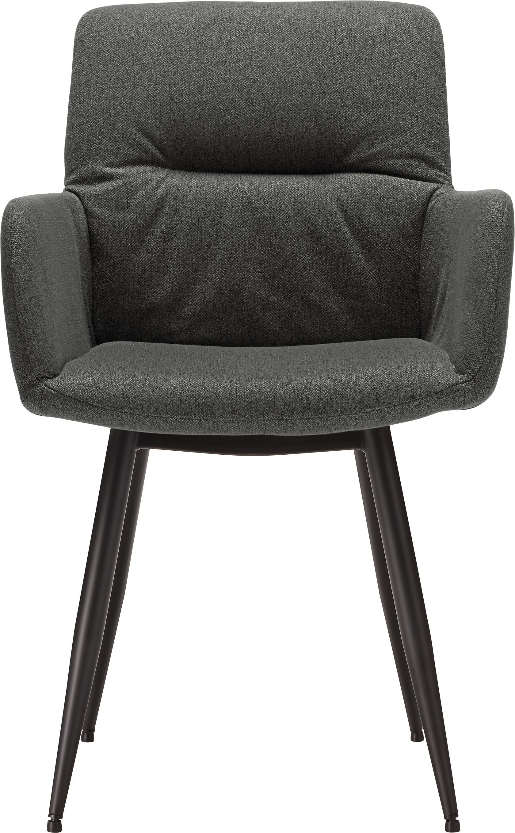 NAVIGLI II Stuhl - Dunkelgrau / B: 58.0 cm x T: 61.0 cm x H: 90.0 cm