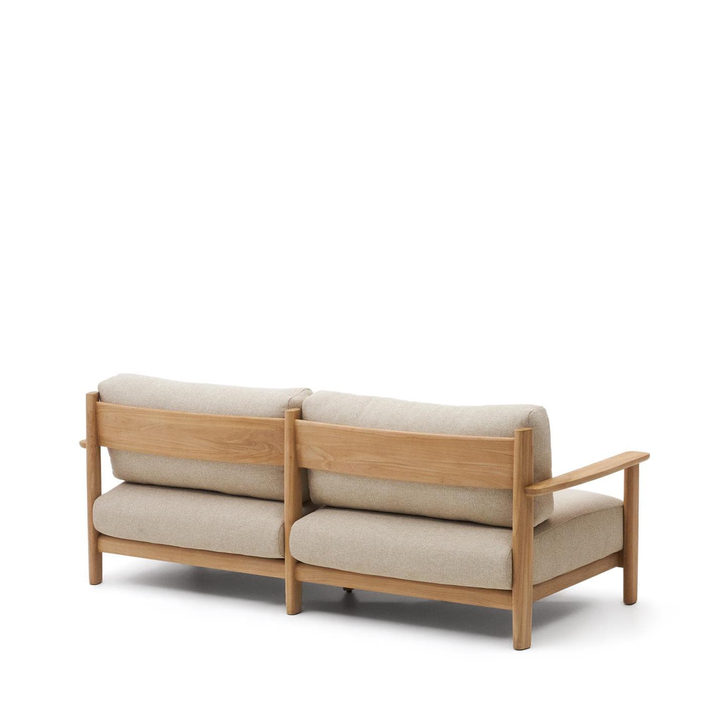 Kave Home Gartensofa TIRANT 212 cm Teak /naturfarbig