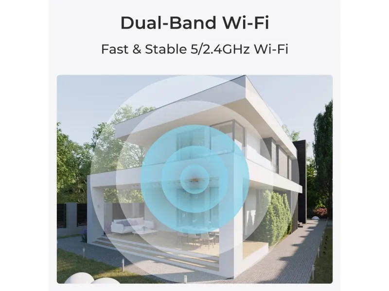 Reolink E Series E560, IP-sikkerhedskamera, Indendørs & udendørs, Kabel & trådløs, Google Assistant, Intern, 2400 - 5000 MHz