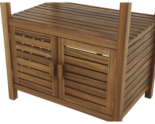 Buitenkeuken Siena Garden 75 x 52 x 87 cm Hout Steen hout antraciet