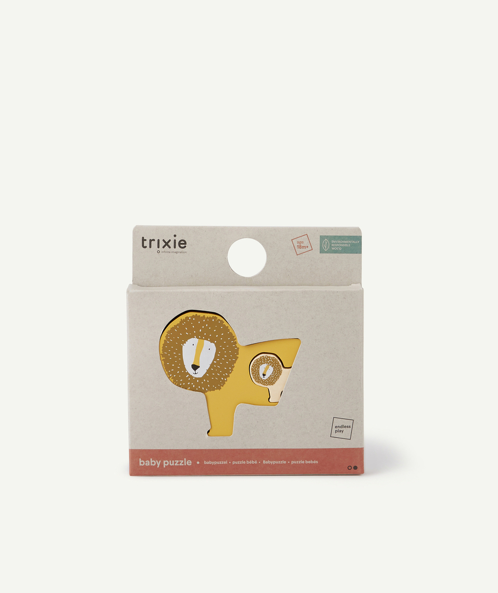 TRIXIEPUZZLE EN BOIS BÉBÉ LION