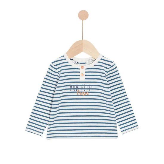 Dino d'Automne T-Shirt Manches Longues   Marinière        de               Marèse