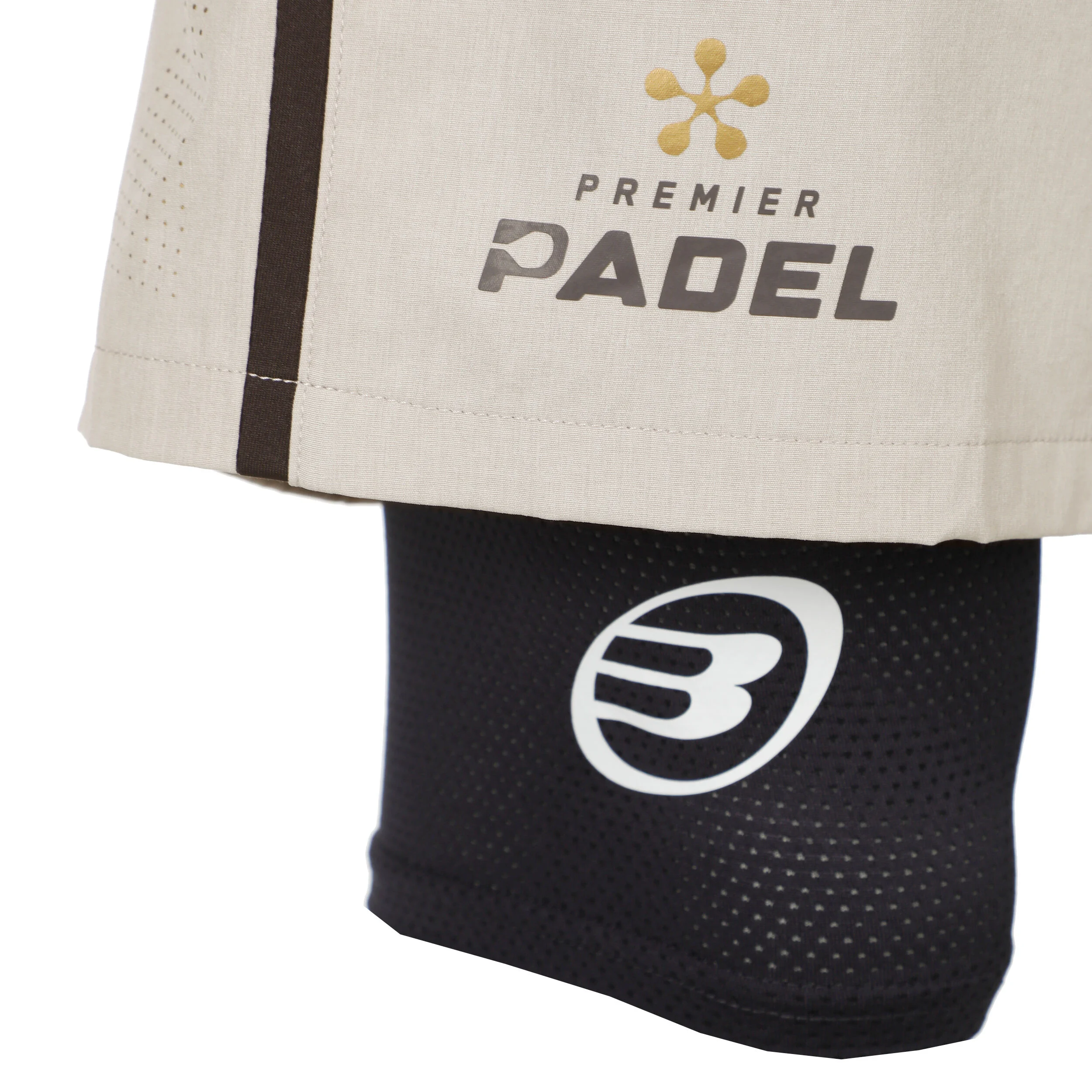 Bullpadel Barde Shorts Hommes - Beige , Noir