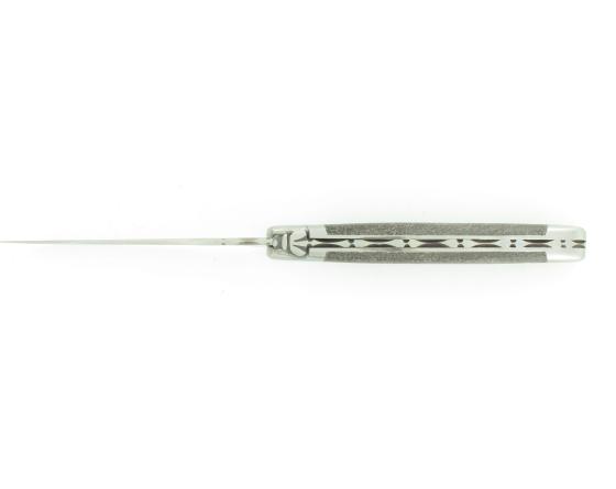 Laguiole 12 cm Lave mitres inox Couteau de poche Le Thiers par Regnaud