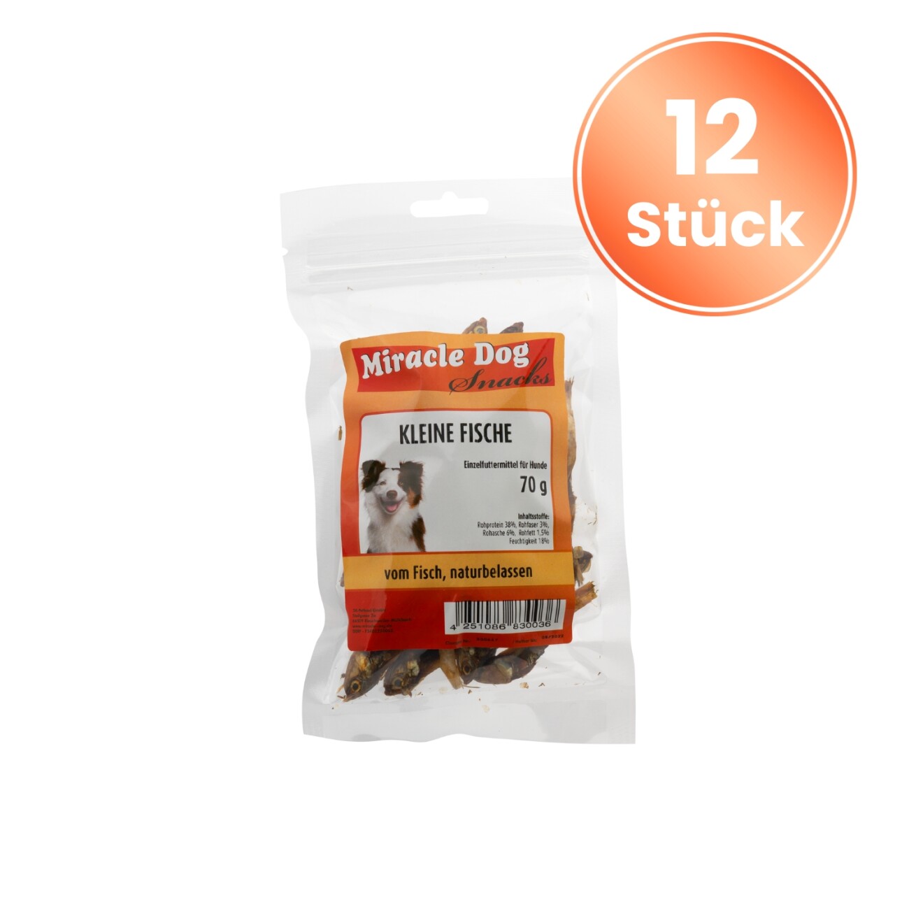 Miracle Dog kleine Fische 12 x 70g