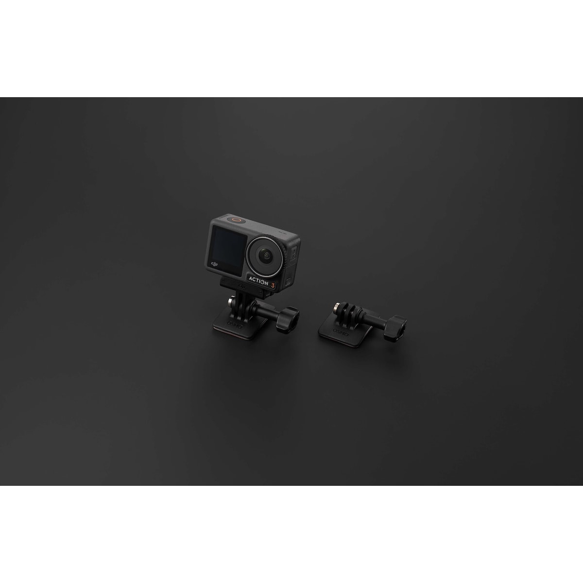 DJI Osmo Action basesett med buet klister