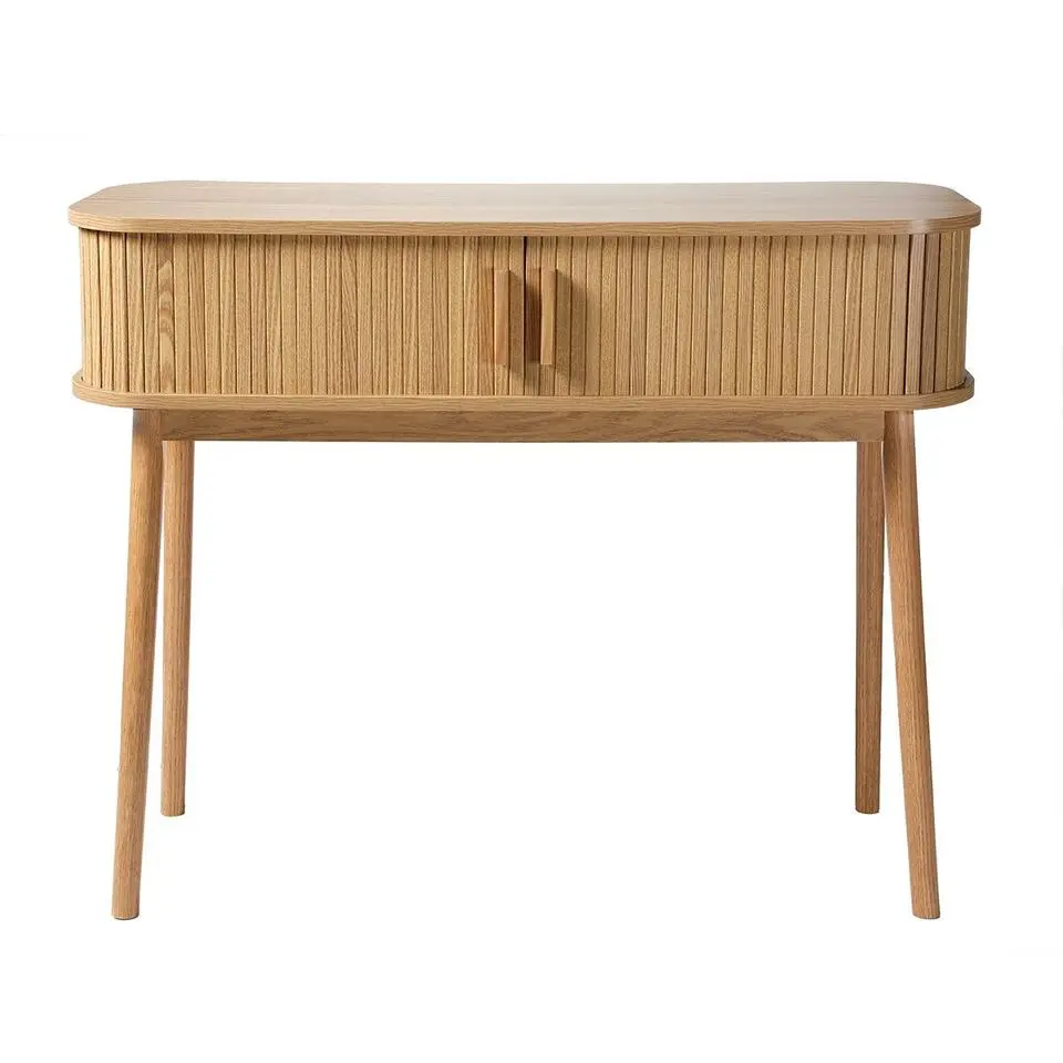 CALICOSY - Sidetable ERNEST - Licht hout - 80,5x100x35 cm