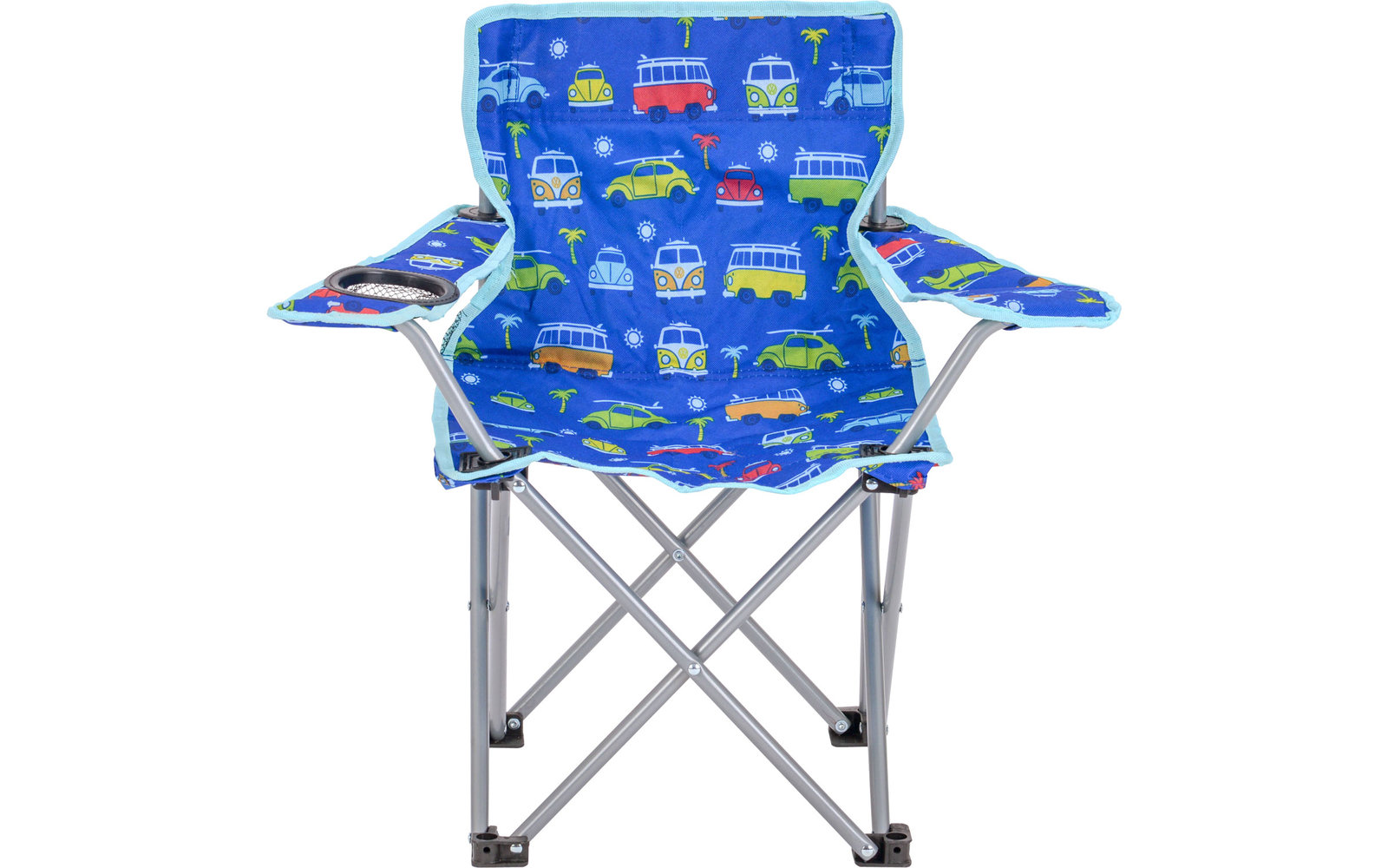 VW Collection T1 Bulli Campingstuhl für Kinder Blau