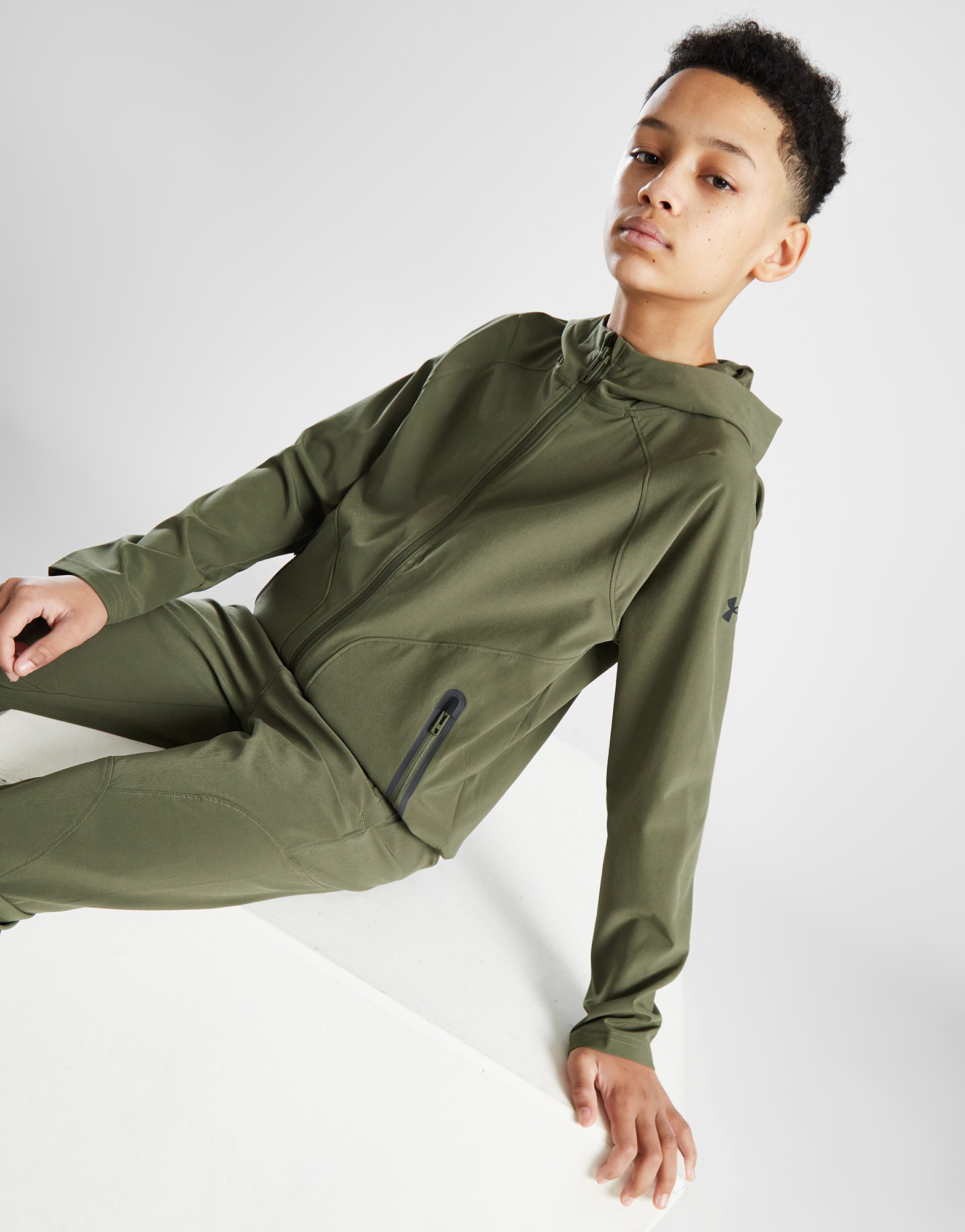 Under Armour Sweat à Capuche Zippé Unstoppable Junior
