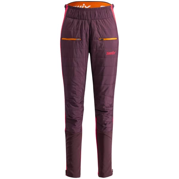 Pantalon ski de fond SWIX HORIZON PANT W DARK AUBERGINE/CERISE