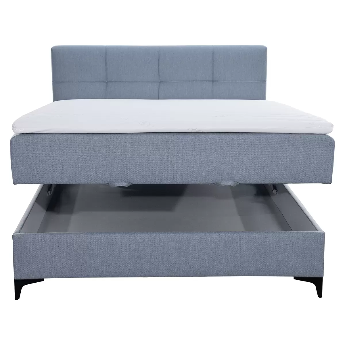 Boxspringbett Freddie 140 x 200 Grau