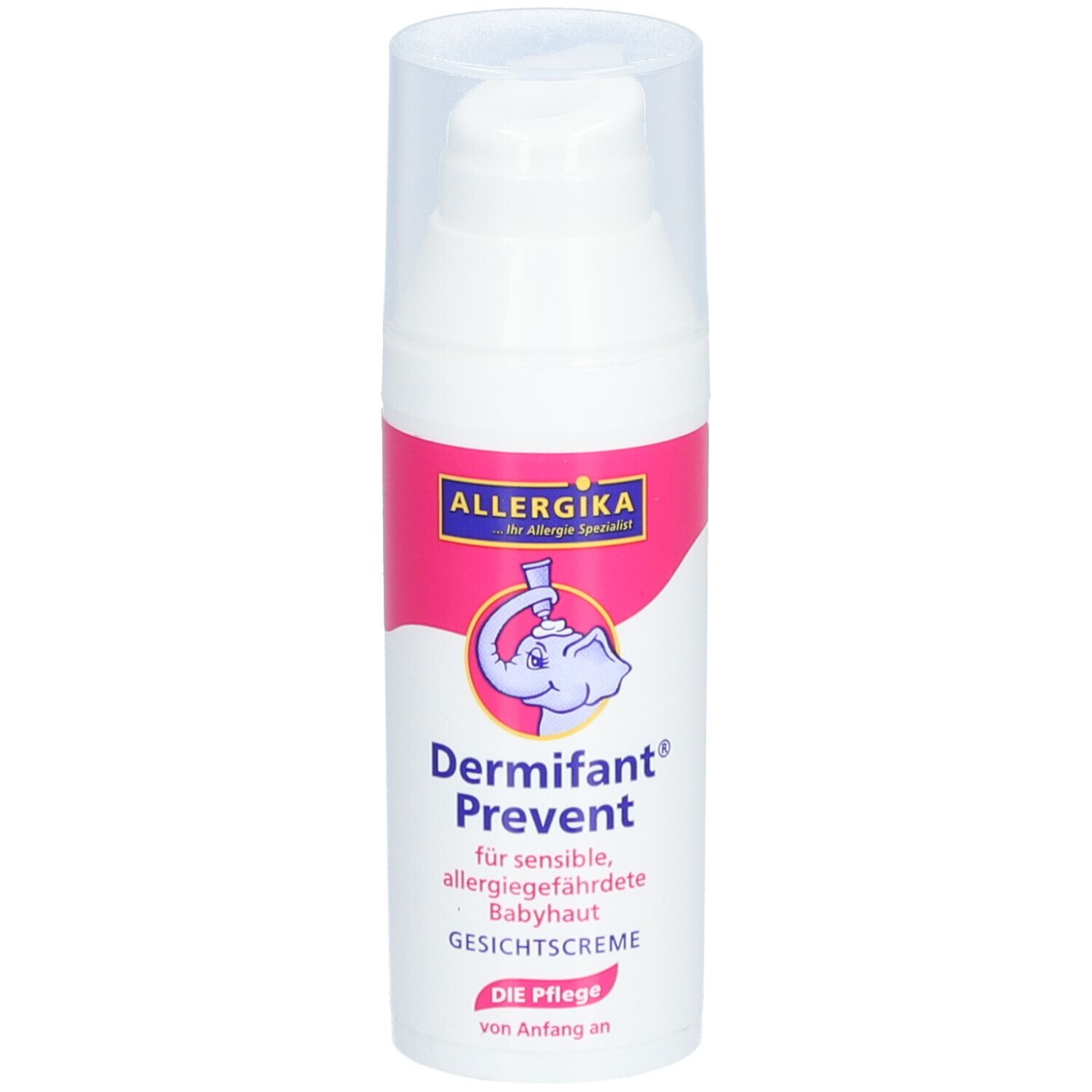 Dermifant® Prevent Gesichtscreme - Gesichtscreme für sensible, allergie-gefährdete Babyhaut, speziell entwickelt für Babys & Kids aus Allergiker-Familien