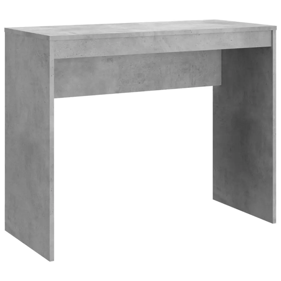 vidaXL - Bureau - Grijs - Bewerkt hout
