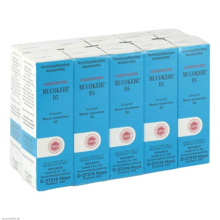 Mucokehl Augentropfen D 5, 10X5 ml