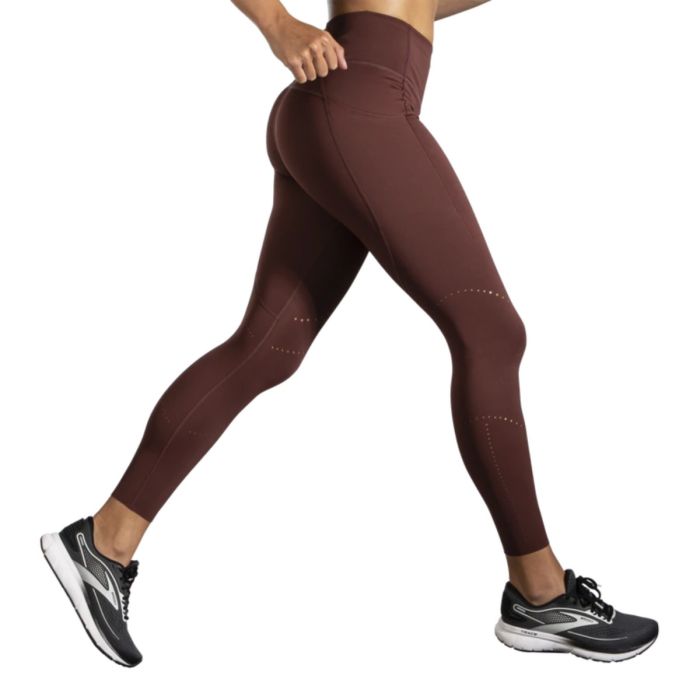 Brooks Dame Lange tights Method 7/8 Tight Brun