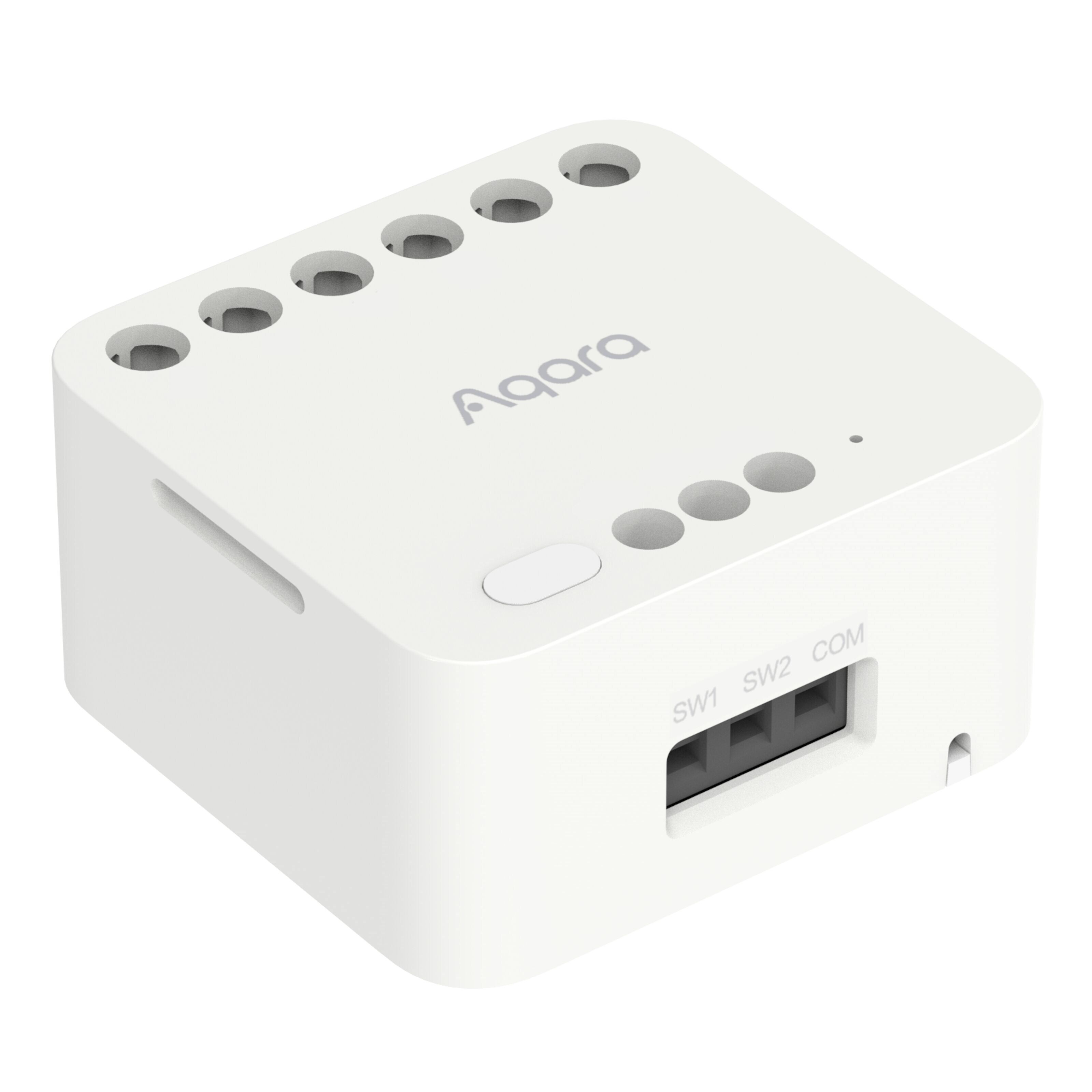 Aqara Dual Relay Module T2 Zigbee-fjernstrømbryter