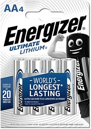 ENERGIZER - PILES ULTIMATE LITHIUM AA LR06 X4