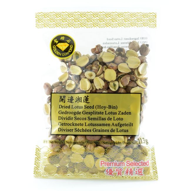 Golden Diamond Gedroogde Gesplitste Lotus Zaden (Hoy Bin) 113g