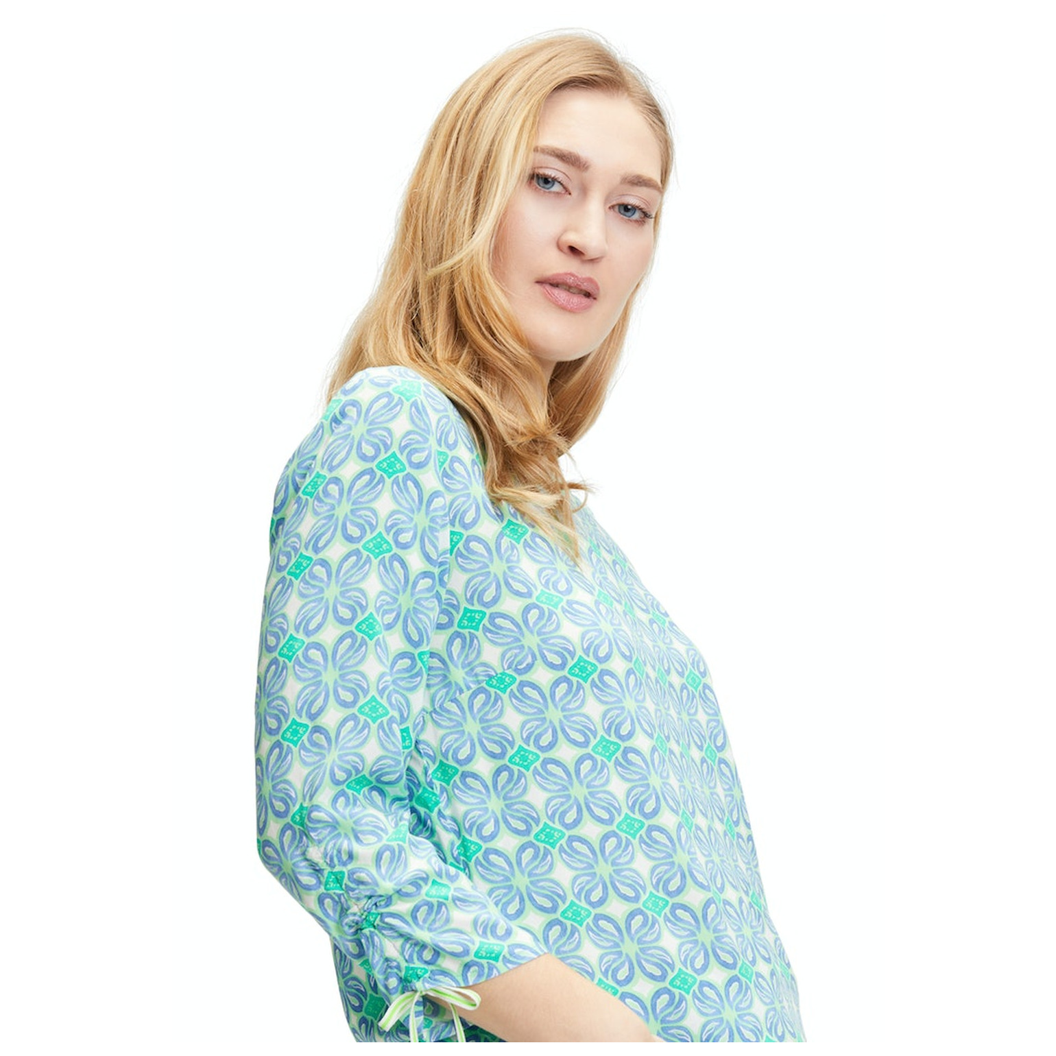 Cartoon Bluse Kurz 3/4 Arm