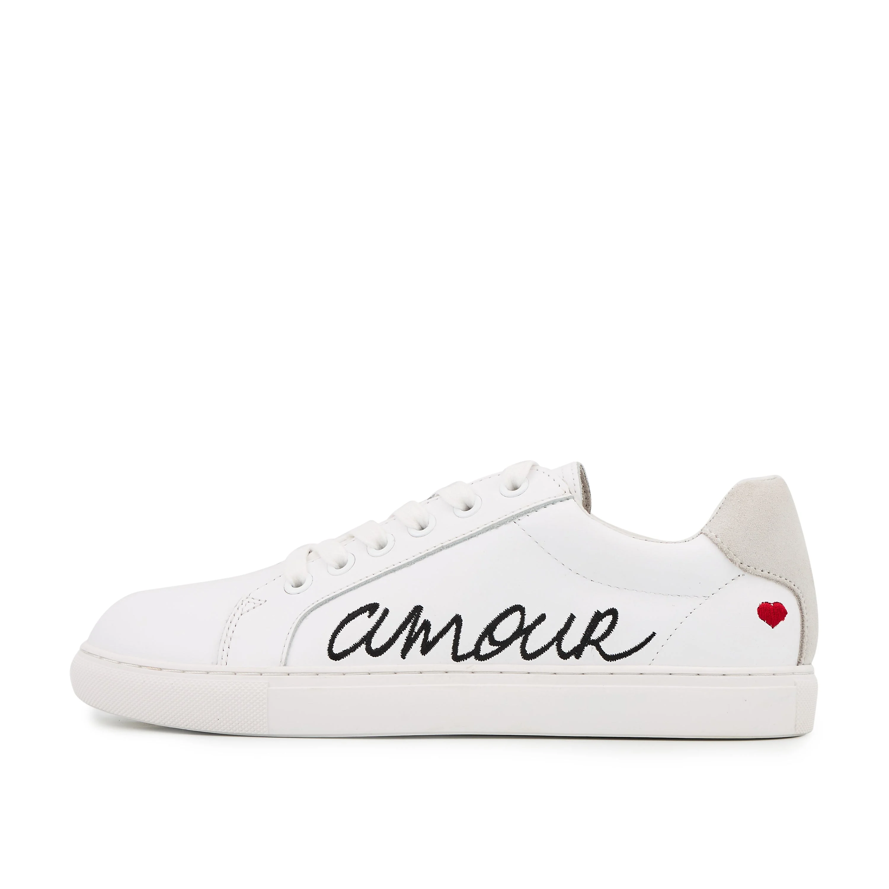 SIMONE AMOUR - Sneakers en cuir | Blanc