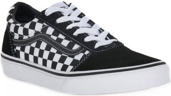 Vans TD Ward Slip On Checkered Sneakers Black True White
