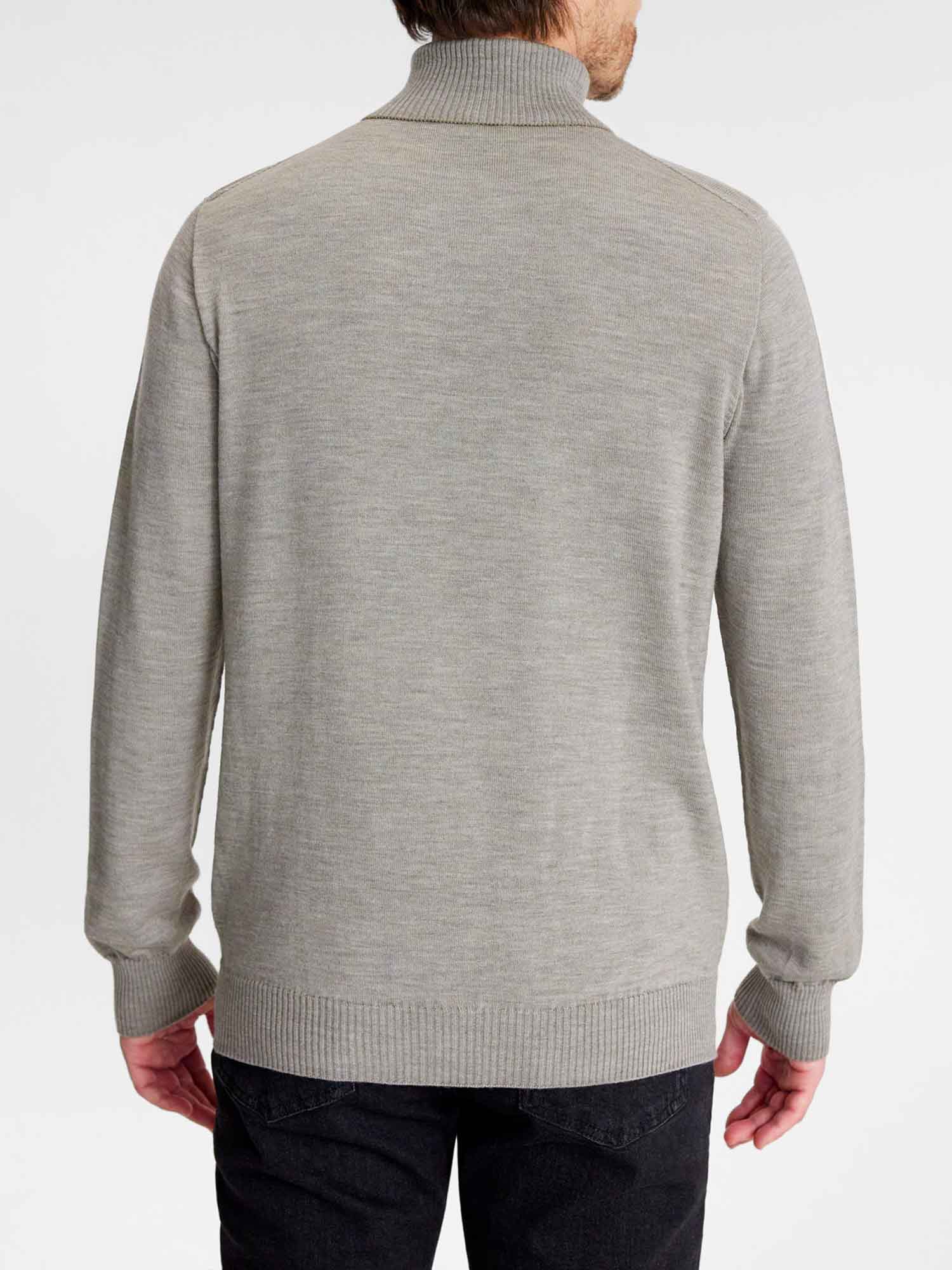 Pull Homme Fabriqué en France Laine Beige