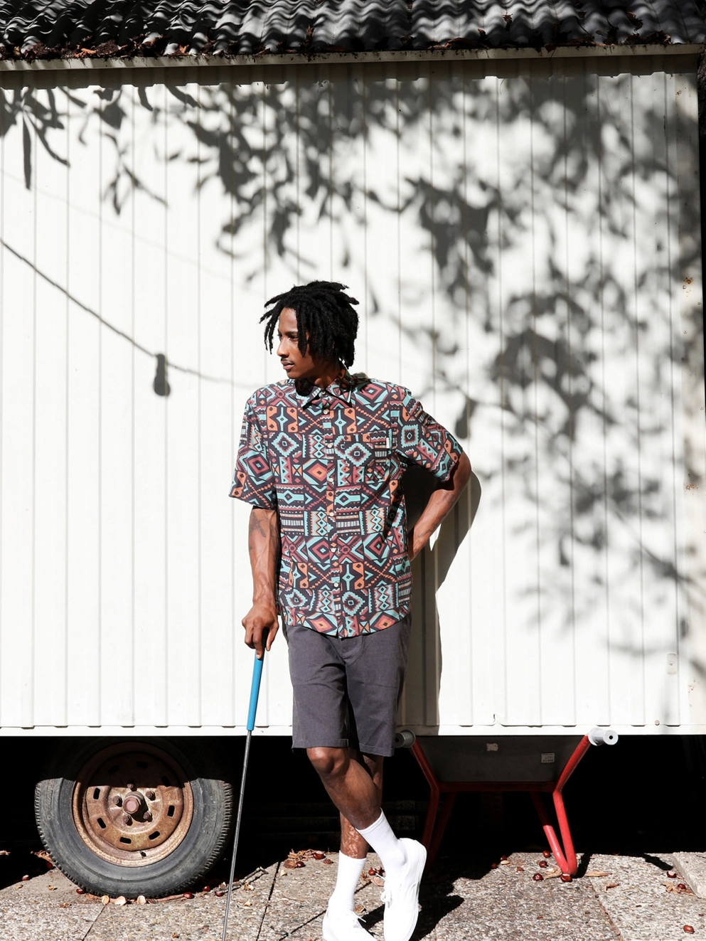 Iriedaily Resort Ssl Shirt anthracite