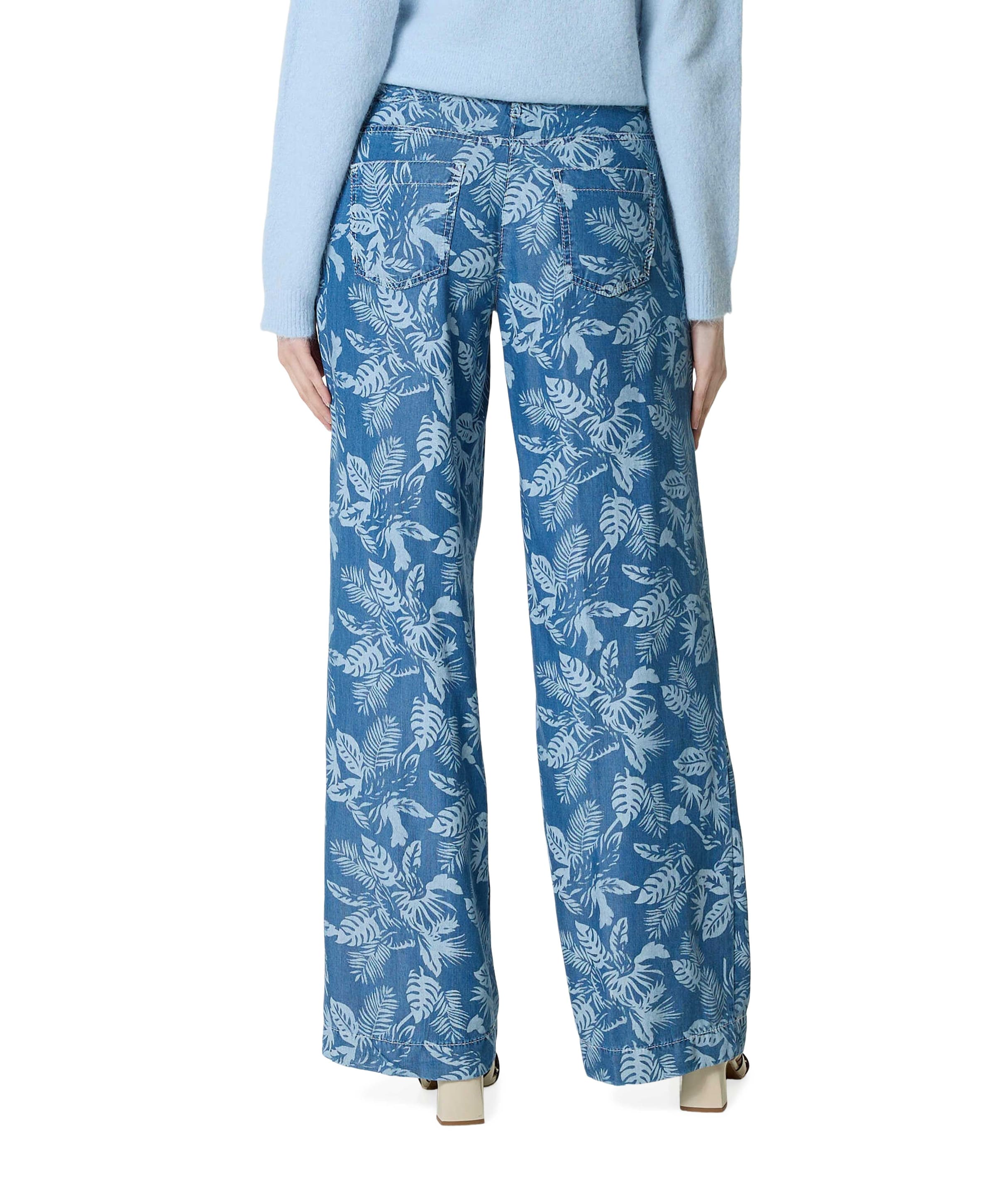 Toni Liv Tailored dames broek blauw