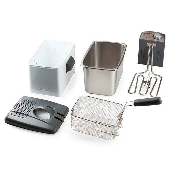 Friteuse blanche 4,5 L 3200 W Domo