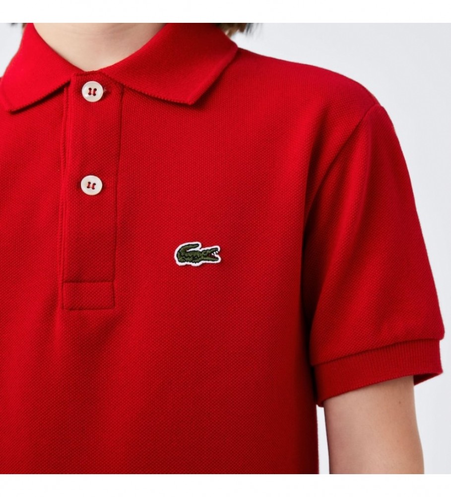 Polo Lacoste Classic Fit vermelha