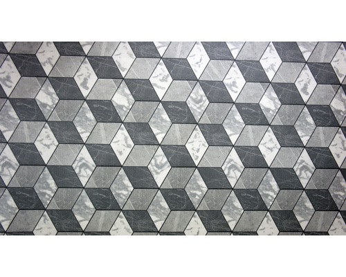 Vintage Floor 3D Cube grijs-witte vloerbeschermingsmat, 40x65 cm