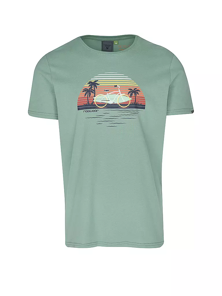 RAGWEAR T-Shirt SIRIL hellgrün